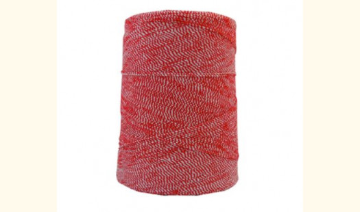 Elastic Twine - 1200m Bobbin - Red/White